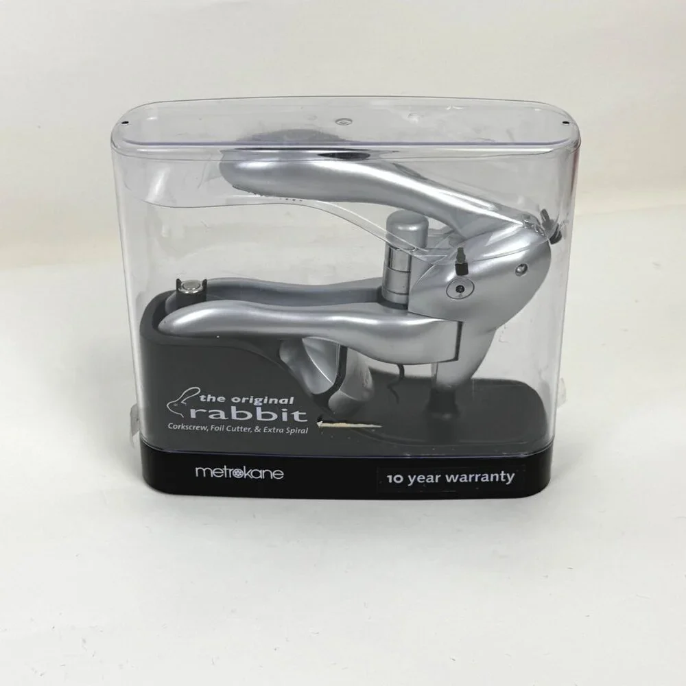 Metrokane The Original Rabbit Corkscrew Wine Opener Foil Cutter